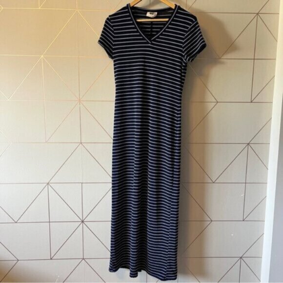 Vintage Y2K 90s Smart Set Slinky Stretch Maxi Dress - Picture 2 of 9